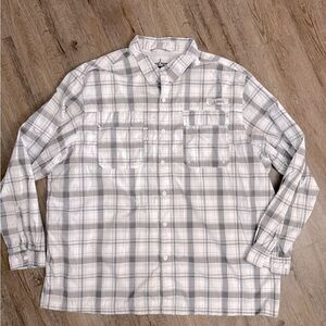 Habit • Plaid Long Sleeve Vented Fishing Performance Shirt